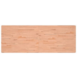 Berkfield Desk Top 150X55X2.5 Cm Solid Wood Beech - thumbnail 2