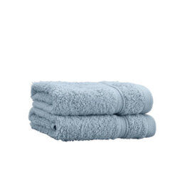 Catherine Lansfield Zero Twist Cotton Face Cloth Pair Blue - thumbnail 3