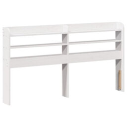 Berkfield Bed Frame With Headboard Without Mattress White 120X200 Cm - thumbnail 8