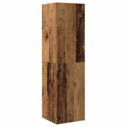 Berkfield Wall Mounted Tv Cabinets 3 Pcs Old Wood Engineered Wood - thumbnail 4