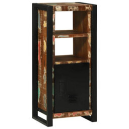 Berkfield Bathroom Furniture Set 3 Pcs Multicolour Solid Reclaimed Wood - thumbnail 7
