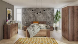 Arte Create A Serene Retreat With The Bono Hinged Door Wardrobe 900mm X 2030mm X 650mm In Calming Oak Monastery - thumbnail 2