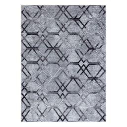 RugsX Miro 51805.803 Washing Carpet Geometric, Trellis Anti-Slip - Grey 200X290 Cm - thumbnail 3