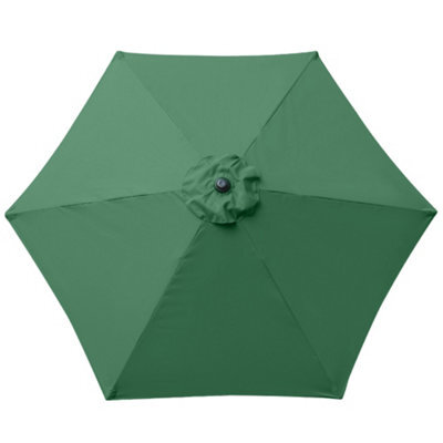 Sundaze Green Replacement Parasol Fabric Garden Umbrella Canopy Cover For 2.5M 6 Arm Parasols - image 1