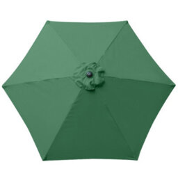 Sundaze Green Replacement Parasol Fabric Garden Umbrella Canopy Cover For 2.5M 6 Arm Parasols - thumbnail 1