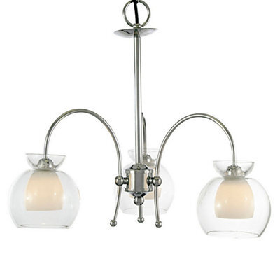 Luminosa Lighting Luminosa Malvina Pendant/semi Flush 3 Light G9 Polished Chrome - image 1