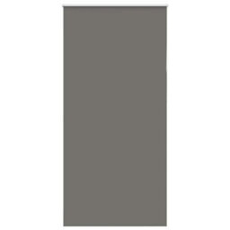 Berkfield Durable Roller Blind Blackout Grey 105X210 Cm Fabric Width 100.7 Cm Polyester - thumbnail 2