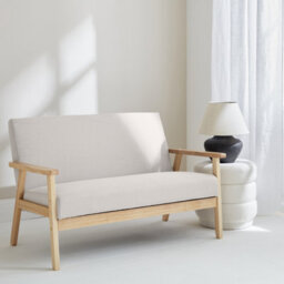 Sweeek - 2-Seater Scandi-Style Loveseat Sofa Isak 114X69.5X73 Cm - thumbnail 3