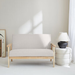 Sweeek - 2-Seater Scandi-Style Loveseat Sofa Isak 114X69.5X73 Cm - thumbnail 2