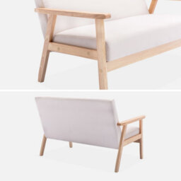 Sweeek - 2-Seater Scandi-Style Loveseat Sofa Isak 114X69.5X73 Cm - thumbnail 5