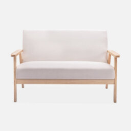 Sweeek - 2-Seater Scandi-Style Loveseat Sofa Isak 114X69.5X73 Cm - thumbnail 4