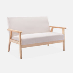 Sweeek - 2-Seater Scandi-Style Loveseat Sofa Isak 114X69.5X73 Cm - thumbnail 1
