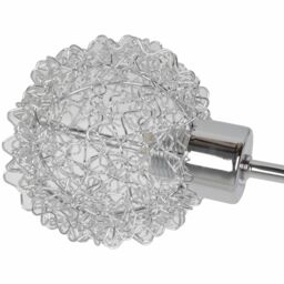 GoodHome Phaidros Plate Gloss Metal Chrome 5 Lamp Led Ceiling Light - thumbnail 4