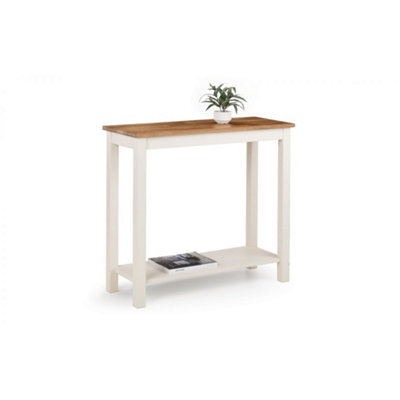 Ashfield Ivory And Oak Console Table - 90Cm - image 1