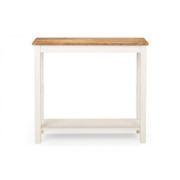 Ashfield Ivory And Oak Console Table - 90Cm - thumbnail 2