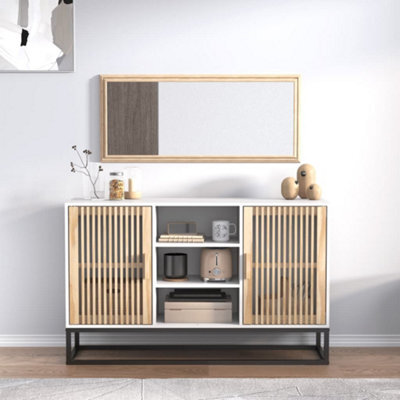 Vidaxl Sideboard White 105X30X65 Cm Engineered Wood - image 1