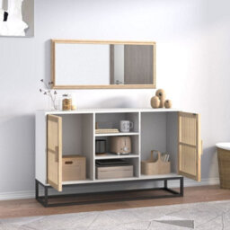 Vidaxl Sideboard White 105X30X65 Cm Engineered Wood - thumbnail 3