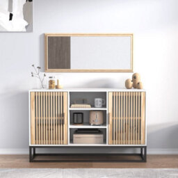 Vidaxl Sideboard White 105X30X65 Cm Engineered Wood - thumbnail 1
