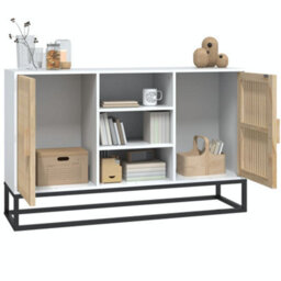Vidaxl Sideboard White 105X30X65 Cm Engineered Wood - thumbnail 4