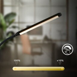 Briloner Led Floor Lamp Standing Light Reading Usb-C Dimmable Home Office 170Cm Black - thumbnail 5