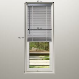 GoodHome Lone Grey Pvc Venetian Blind (W)60Cm (L)180Cm - thumbnail 7