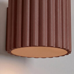 Sollux Lighting Aura Aluminum Brown 1 Lights Minimalist Wall Lamps - thumbnail 4