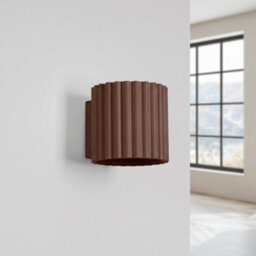 Sollux Lighting Aura Aluminum Brown 1 Lights Minimalist Wall Lamps - thumbnail 2