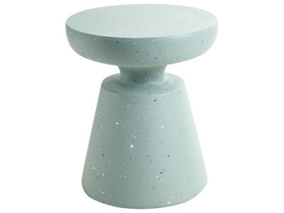 Wyld And Coco Accent Green Terrazzo Side Table - 45Cm Round Outdoor And Indoor Accent Table - image 1