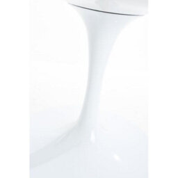 Fusion Living White Tulip Dining Chair With Luxurious Purple Cushion - thumbnail 7