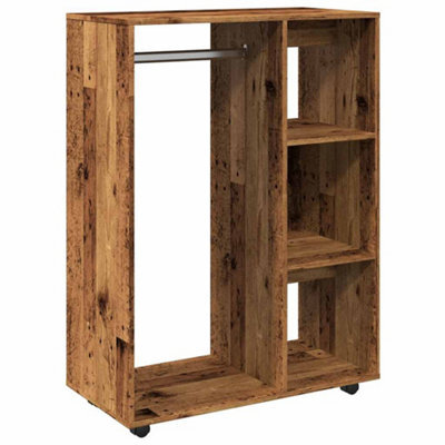 Berkfield Durable Wardrobe Old Wood 80X40X110 Cm Engineered Wood