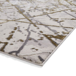Blue Silver Rug, Traditional Bordered Rug, 11mm Thick Abstract Rug, Blue Silver Rug For Dining Room-80Cm X 150Cm - thumbnail 4