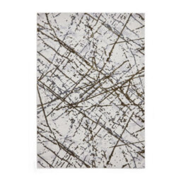 Blue Silver Rug, Traditional Bordered Rug, 11mm Thick Abstract Rug, Blue Silver Rug For Dining Room-80Cm X 150Cm