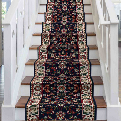 Traditional Stair Runner - Soft & Durable Carpet Runner For Stairs & Staircases, Multiple Lengths - image 1