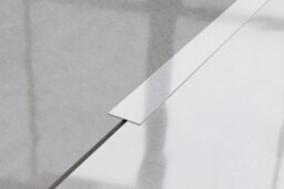 Ilcom Decorative Profile I 28mm X 2700mm X 0.65mm Silver Brushed Stainless Steel - thumbnail 2