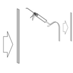 Ilcom Decorative Profile I 28mm X 2700mm X 0.65mm Silver Brushed Stainless Steel - thumbnail 6