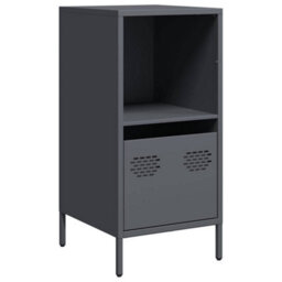 Berkfield Sideboard Anthracite 35X39X73.5 Cm Cold-Rolled Steel - thumbnail 2