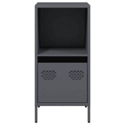 Berkfield Sideboard Anthracite 35X39X73.5 Cm Cold-Rolled Steel - thumbnail 4