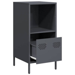 Berkfield Sideboard Anthracite 35X39X73.5 Cm Cold-Rolled Steel - thumbnail 5