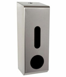 Holcombe Trading Three Roll Stainless Steel Toilet Tissue Holder - thumbnail 1