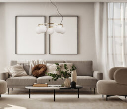 Luminosa Lighting Luminosa Larosa Globe Pendant Ceiling Light Gold 5Xe27 - thumbnail 3