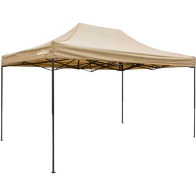 Loops Heavy Duty 3X4.5M Beige Pop-Up Gazebo With Water Resistant Canopy - image 1