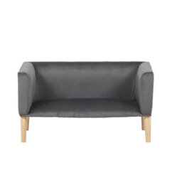 Luxury Living Luxury Velvet Feel Dog Sofa Elegant Large Pet Couch - thumbnail 4