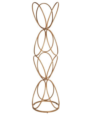Wyld And Coco Luxehaus Gold Metal Coat Stand 160Cm Freestanding Industrial-Modern Jacket Rack For Hallway - image 1