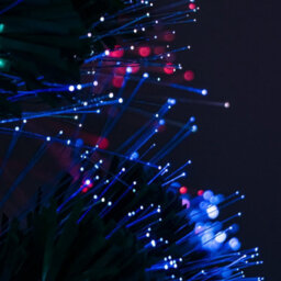 6Ft Green Pinprick Fibre Optic Xmas Tree With Multi Coloured Fibre Optic Lights - thumbnail 6