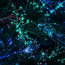6Ft Green Pinprick Fibre Optic Xmas Tree With Multi Coloured Fibre Optic Lights - thumbnail 4