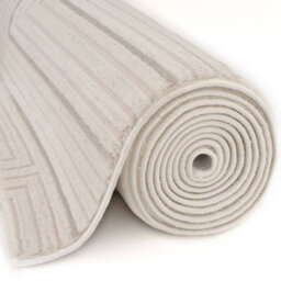 The Rugs Carmel Cream/grey Geometric Design Area Rug And Runner Non Shedding, Stain Resistant, Soft - thumbnail 5