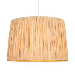 Inlight Bruno Natural Rattan Round Lamp Shade (D)32Cm - thumbnail 4
