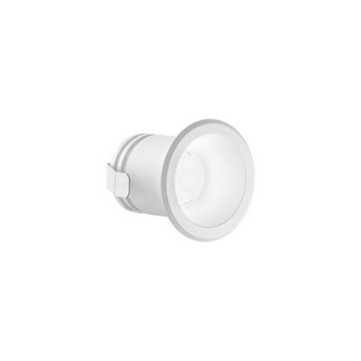 Ideal Lux Virus Integrated Led Indoor Recessed Downlight Lamp 1 Light White 3000K