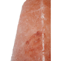 Orsina Nepal Obelisk Salt Lamp, Hand-Carved Himalayan Rock Salt With Natural Glow, Wooden Base Enhances Rustic - thumbnail 5