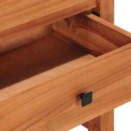 Berkfield Desk With 2 Drawers 100X40X45 Cm Recycled Teak Wood - thumbnail 8